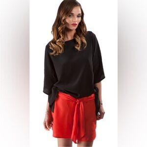 Merritt Charles Monroe Blouse in Black